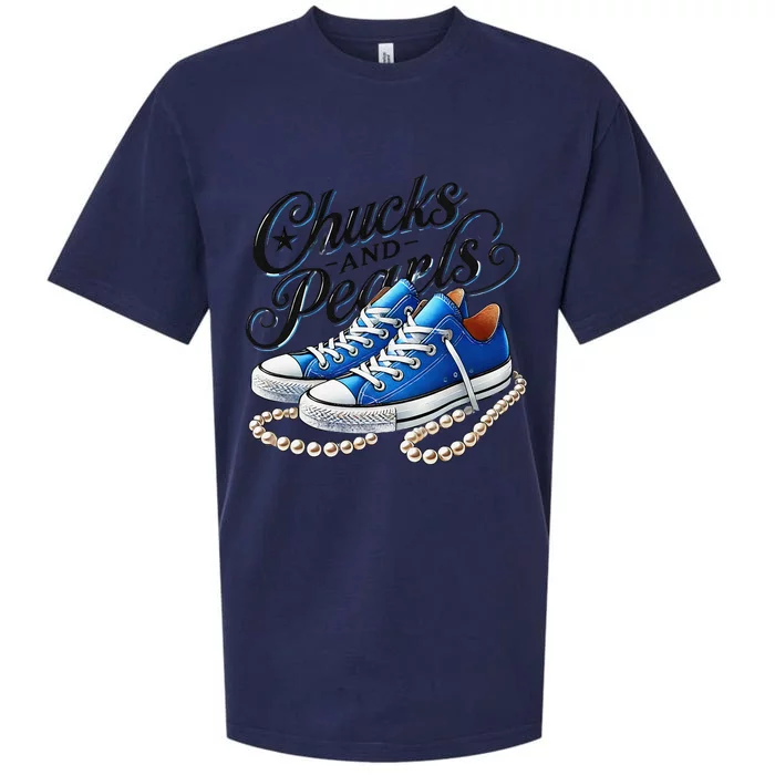 Kamala 2024 Chucks And Pearls Gift Sueded Cloud Jersey T-Shirt