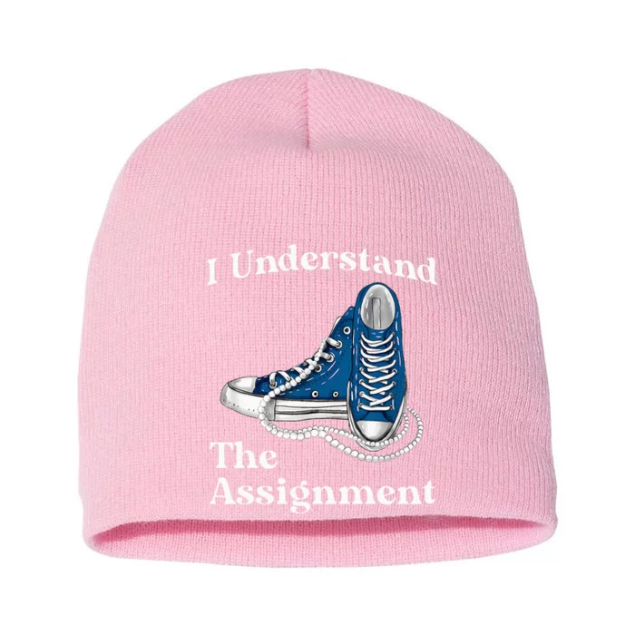 Kamala 2024 Chucks And Pearls Short Acrylic Beanie