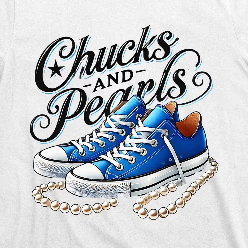 Kamala 2024 Chucks And Pearls T-Shirt