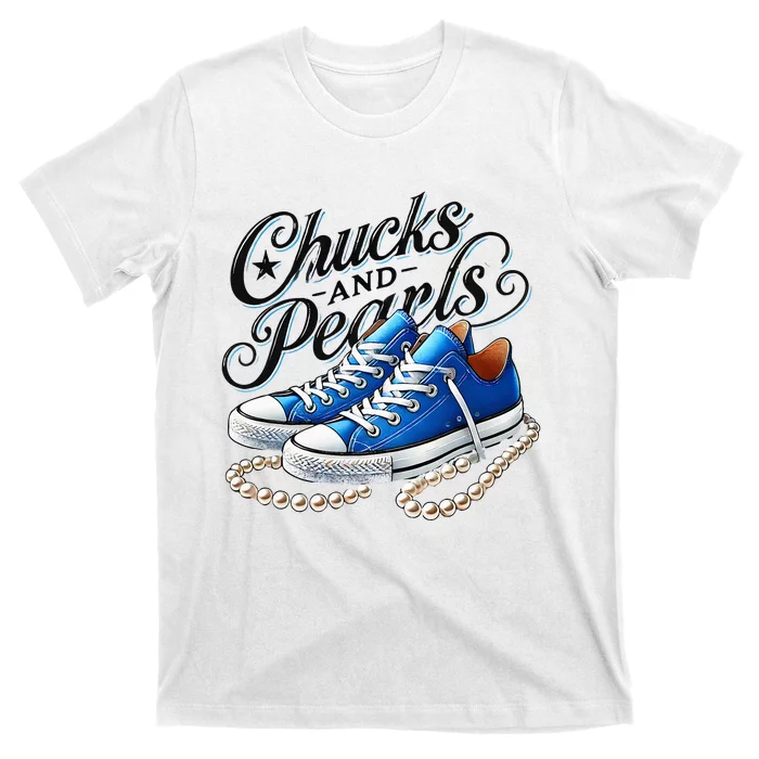 Kamala 2024 Chucks And Pearls T-Shirt