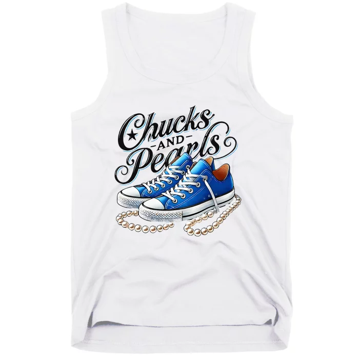 Kamala 2024 Chucks And Pearls Tank Top