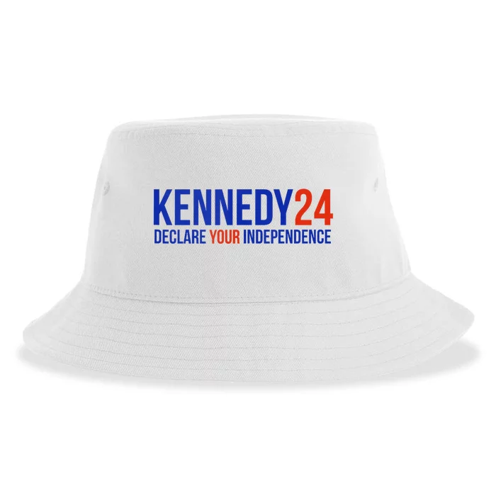 Kennedy 24 Declare Your Independence Rfk 2024 Election Sustainable Bucket Hat