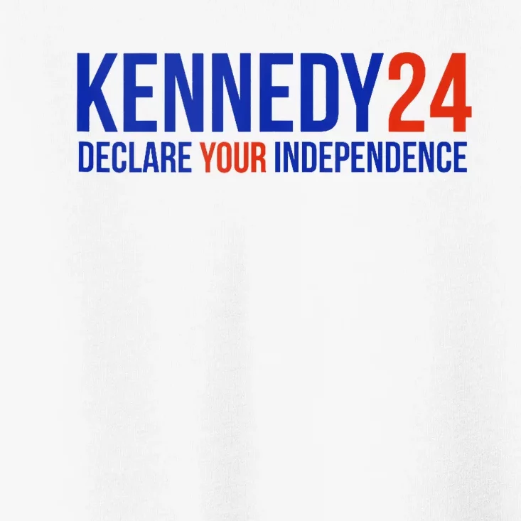 Kennedy 24 Declare Your Independence Rfk 2024 Election Toddler T-Shirt