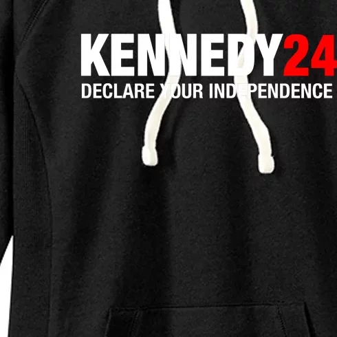 Kennedy 24 Declare Your Independence Women's Fleece Hoodie