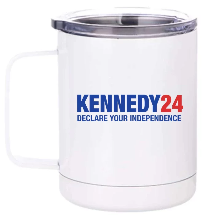 Kennedy 24 Declare Your Independence Front & Back 12oz Stainless Steel Tumbler Cup