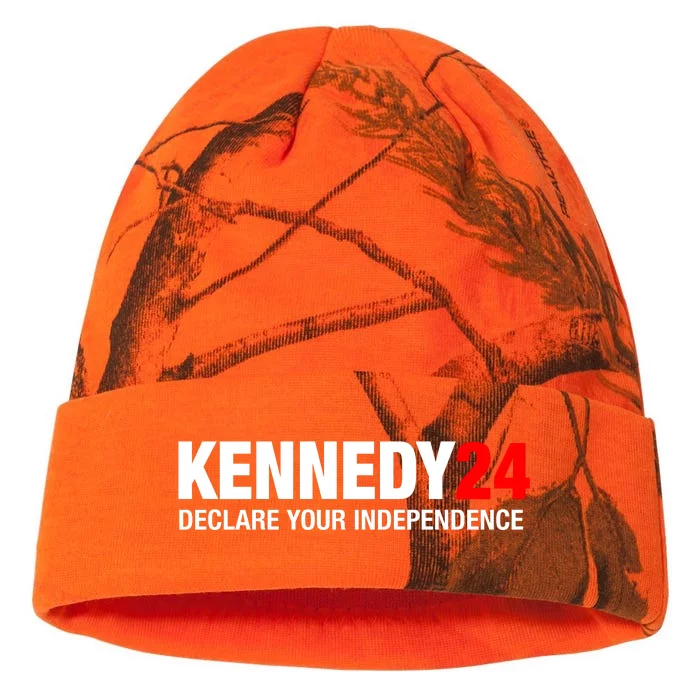 Kennedy 24 Declare Your Independence Rfk Jr Robert F Kennedy Jr For President Kati - 12in Camo Beanie