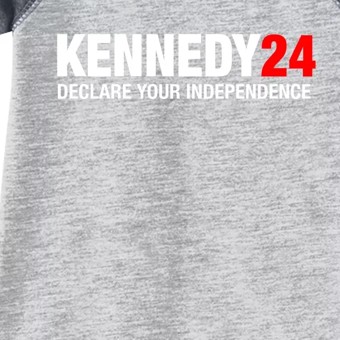 Kennedy 24 Declare Your Independence Rfk Jr Robert F Kennedy Jr For President Infant Baby Jersey Bodysuit