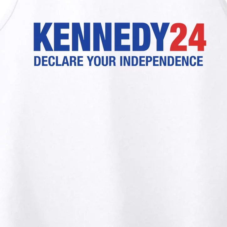 Kennedy 24 Declare Your Independence Rfk Jr Robert F Kennedy Jr For President Performance Tank