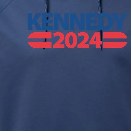 Kennedy 2024 Election Logo Performance Fleece Hoodie