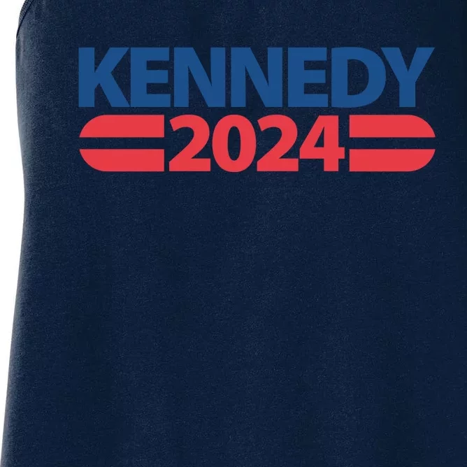 Kennedy 2024 Election Logo Women's Racerback Tank