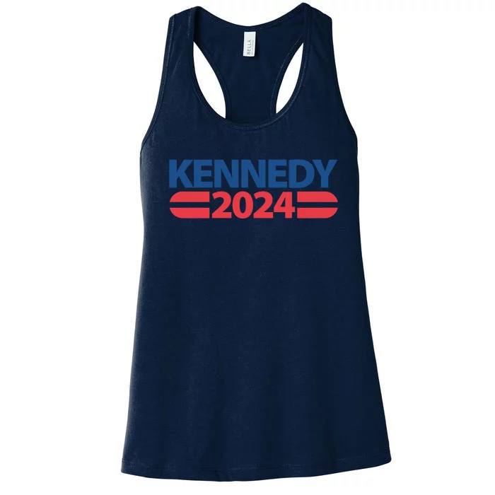 Kennedy 2024 Election Logo Women's Racerback Tank