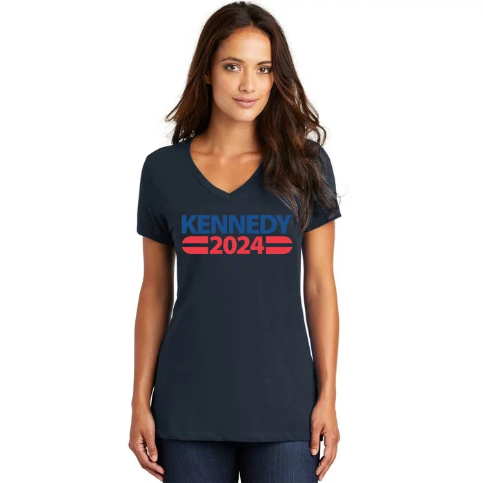 Kennedy 2024 Election Logo Women's V-Neck T-Shirt