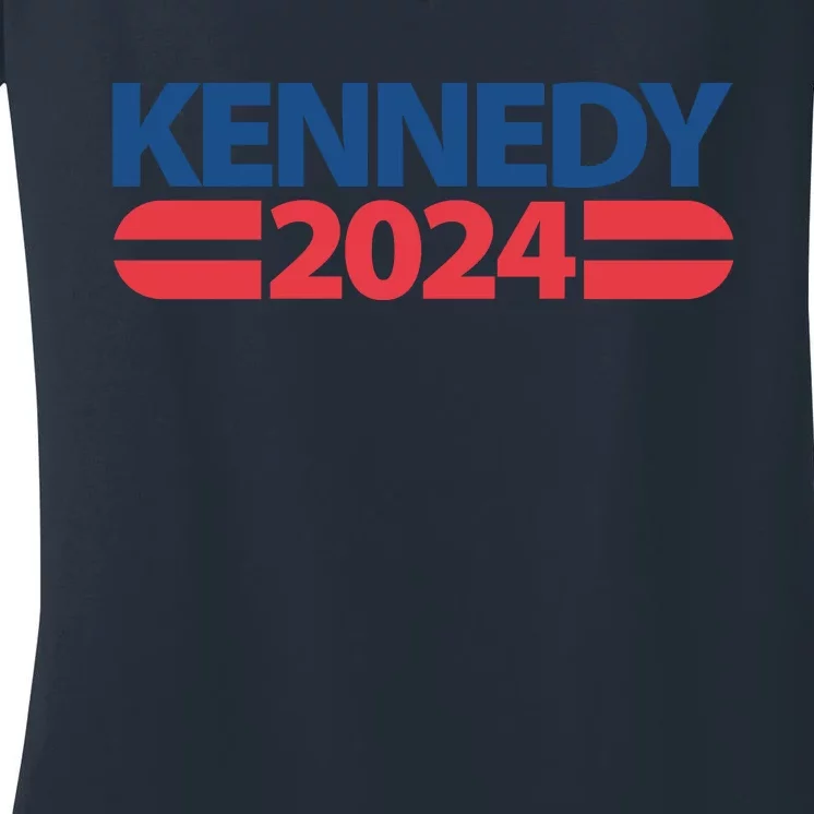 Kennedy 2024 Election Logo Women's V-Neck T-Shirt