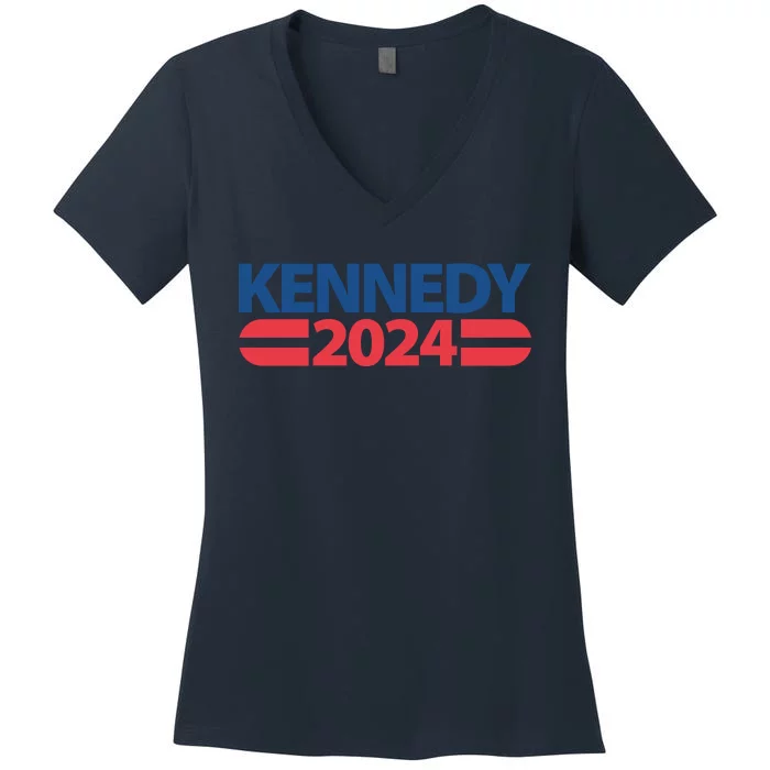 Kennedy 2024 Election Logo Women's V-Neck T-Shirt