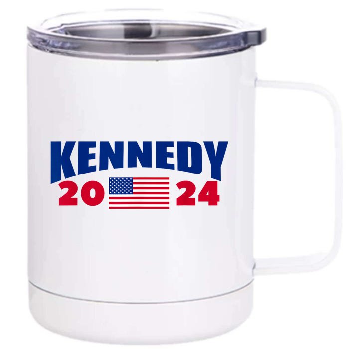 Kennedy 2024 For President Front & Back 12oz Stainless Steel Tumbler Cup