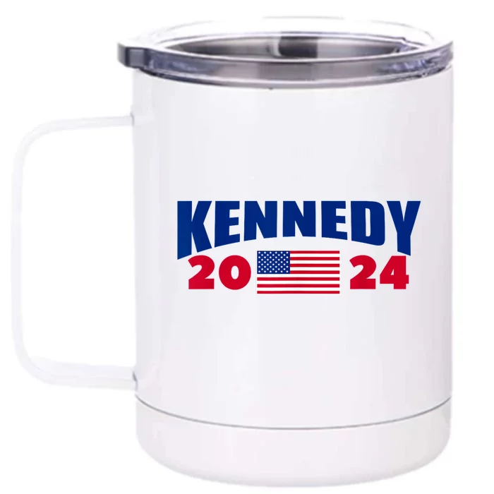 Kennedy 2024 For President Front & Back 12oz Stainless Steel Tumbler Cup