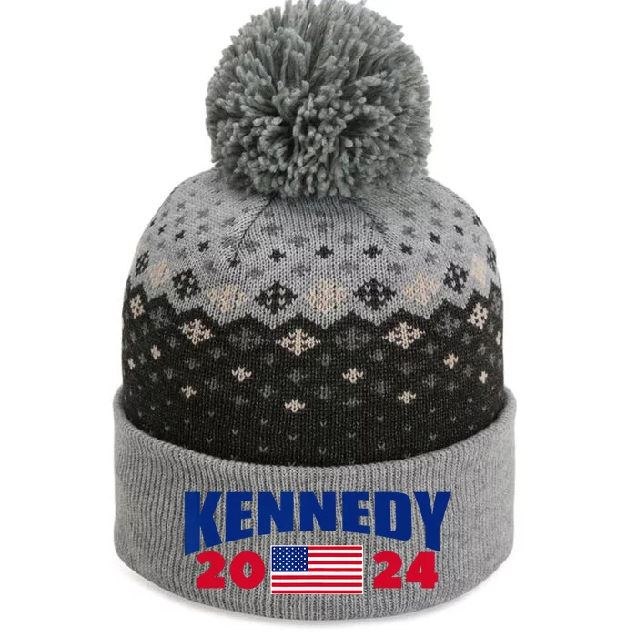 Kennedy 2024 For President The Baniff Cuffed Pom Beanie