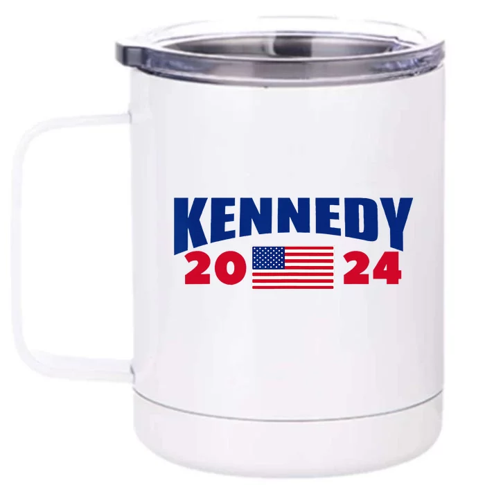 Kennedy 2024 For President Front & Back 12oz Stainless Steel Tumbler Cup