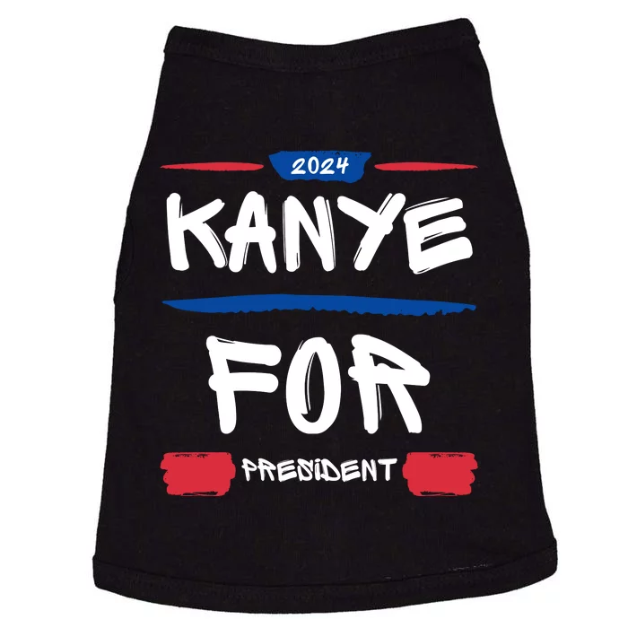 Kanye 2024 For President Doggie Tank