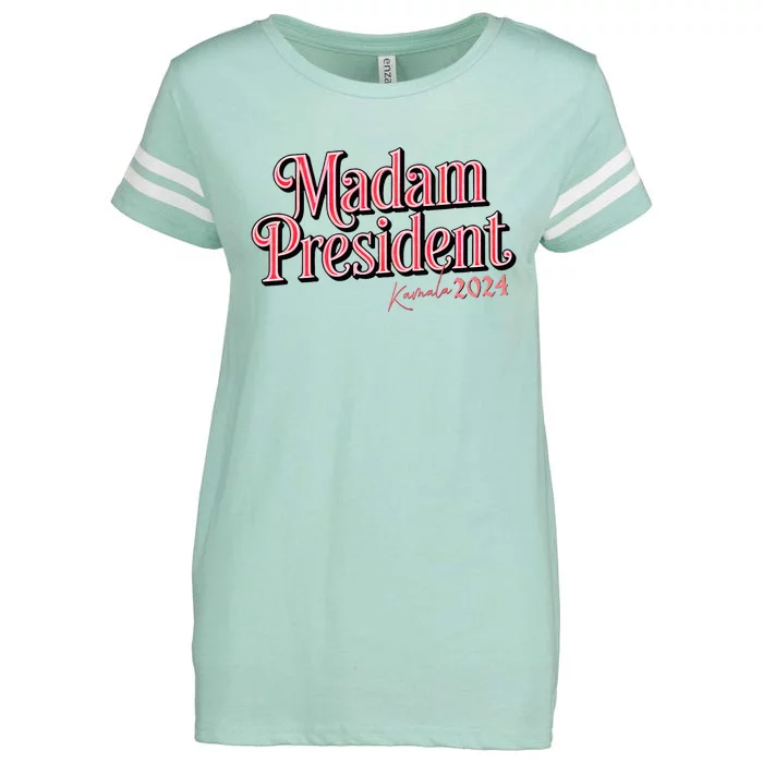 Kamala 2024 For A Future With Madam President Enza Ladies Jersey Football T-Shirt