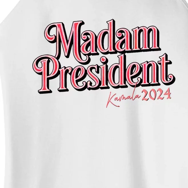 Kamala 2024 For A Future With Madam President Women’s Perfect Tri Rocker Tank