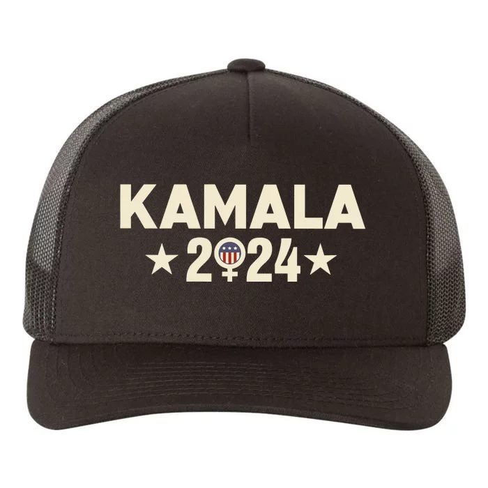 Kamala 2024 For President Yupoong Adult 5-Panel Trucker Hat