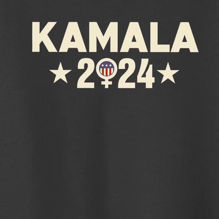 Kamala 2024 For President Toddler T-Shirt