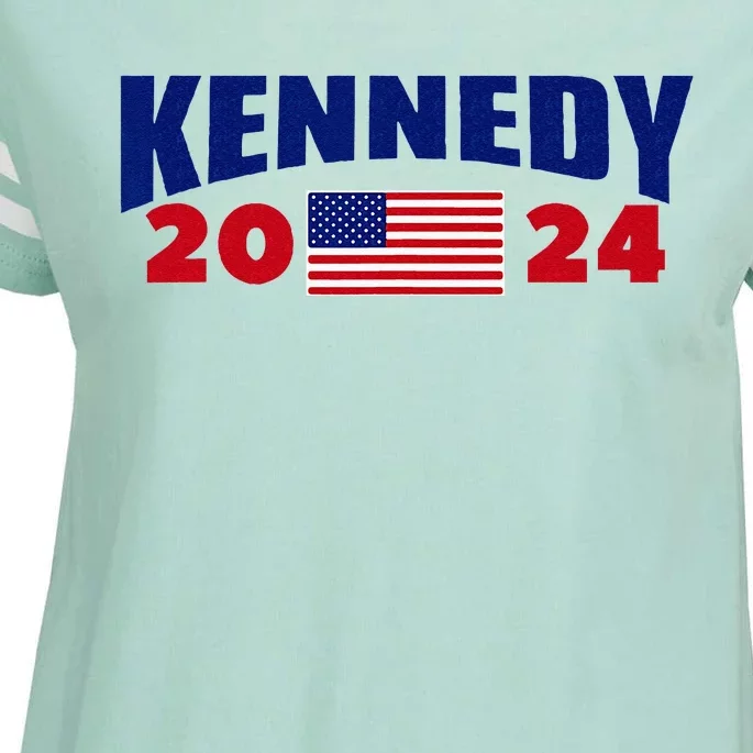 Kennedy 2024 For President Enza Ladies Jersey Football T-Shirt