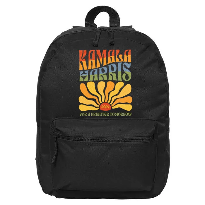 Kamala 2024 For The Brighter Tomorrow Harris 2024 16 in Basic Backpack