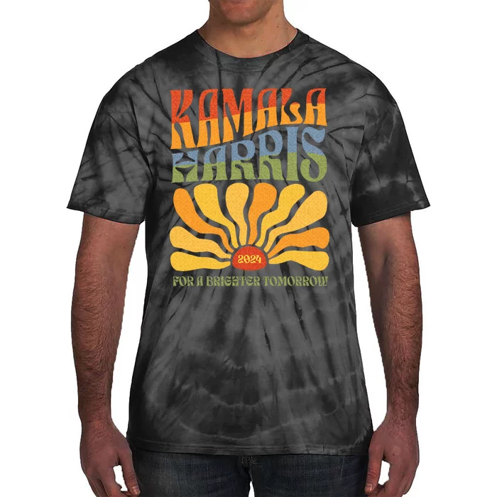 Kamala 2024 For The Brighter Tomorrow Harris 2024 Tie-Dye T-Shirt