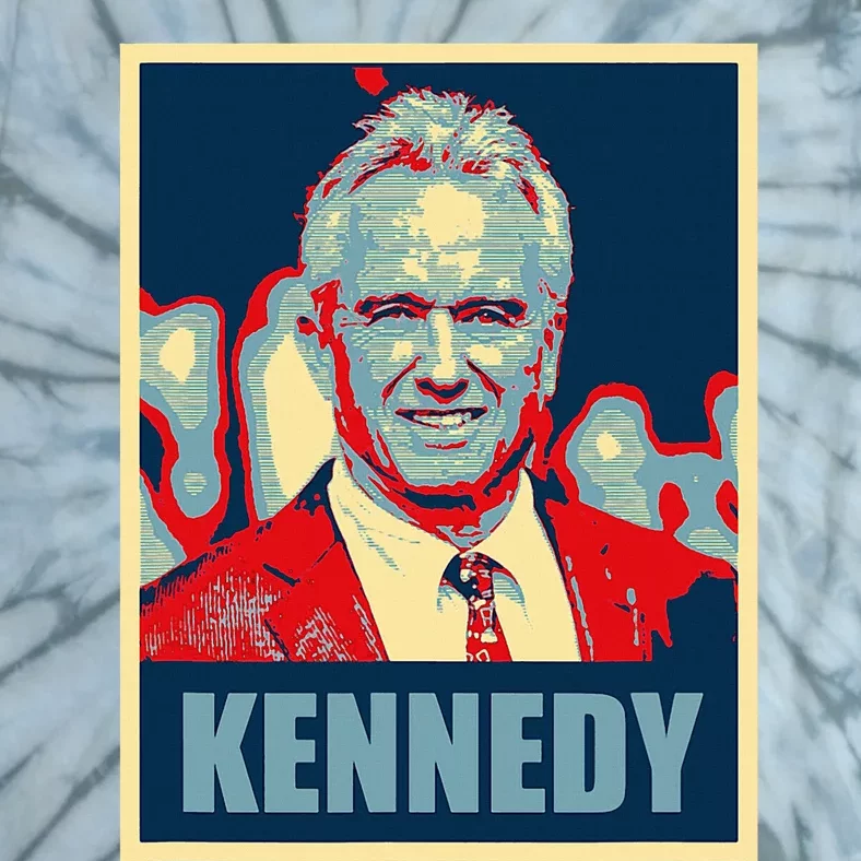 Kennedy 2024 For President Election Poster Tie-Dye T-Shirt