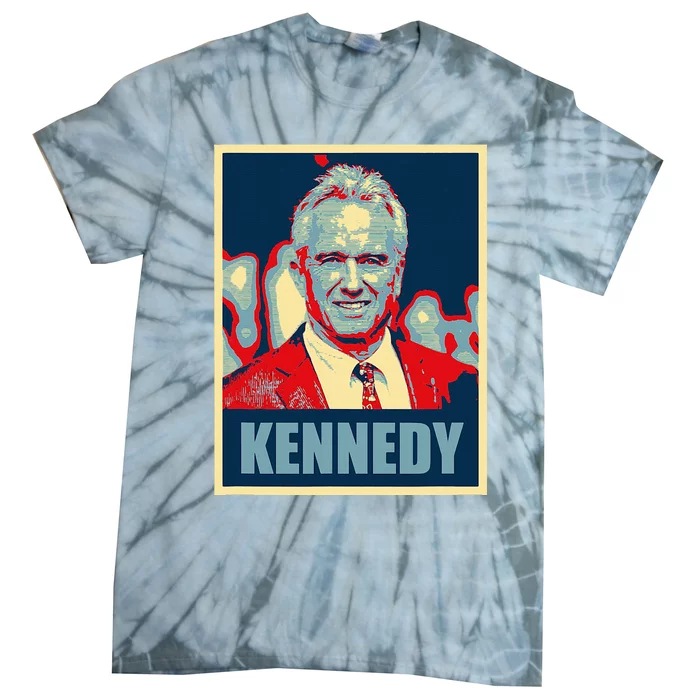 Kennedy 2024 For President Election Poster Tie-Dye T-Shirt