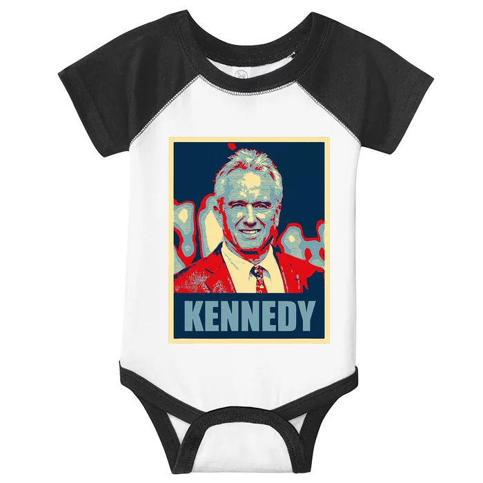 Kennedy 2024 For President Election Poster Infant Baby Jersey Bodysuit