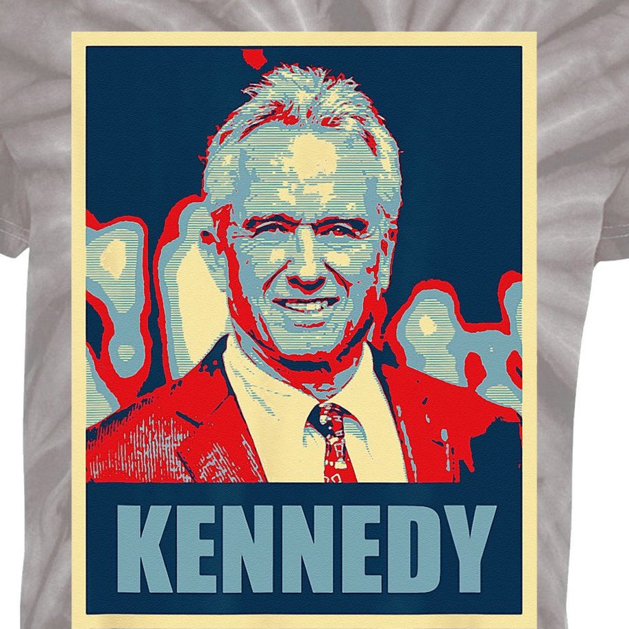 Kennedy 2024 For President Election Poster Kids TieDye TShirt