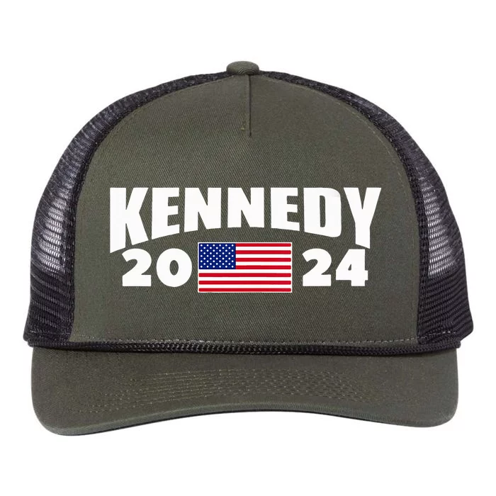 Kennedy 2024 For President Election Retro Rope Trucker Hat Cap