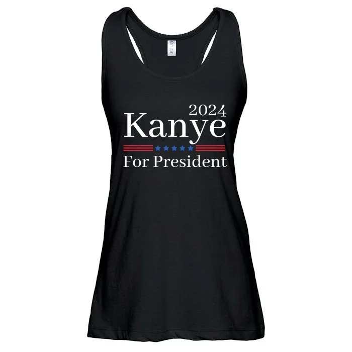 Kanye 2024 For President Ladies Essential Flowy Tank