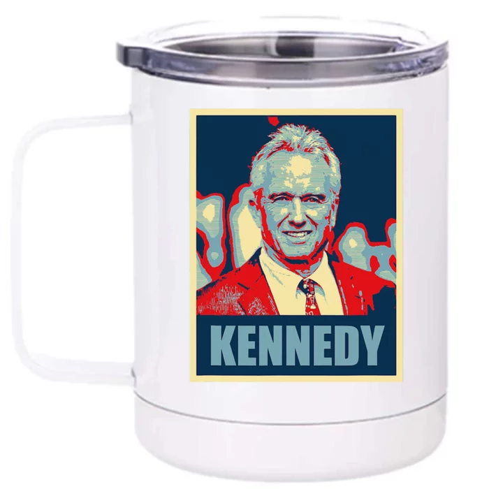 Kennedy 2024 For President Election Poster Front & Back 12oz Stainless Steel Tumbler Cup