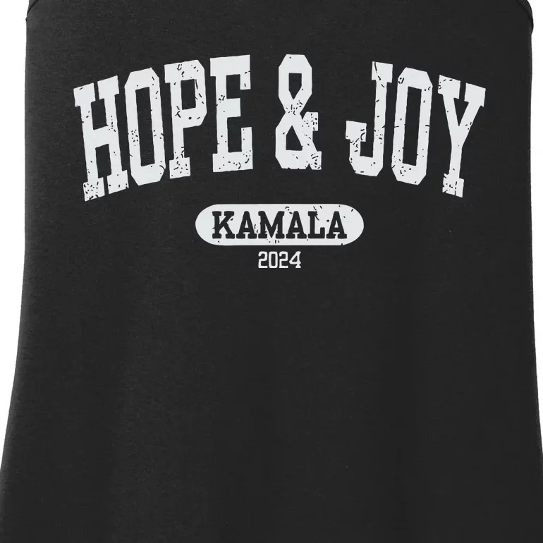 Kamala 2024 Hope & Joy Harris Walz 2024 Election Ladies Essential Tank