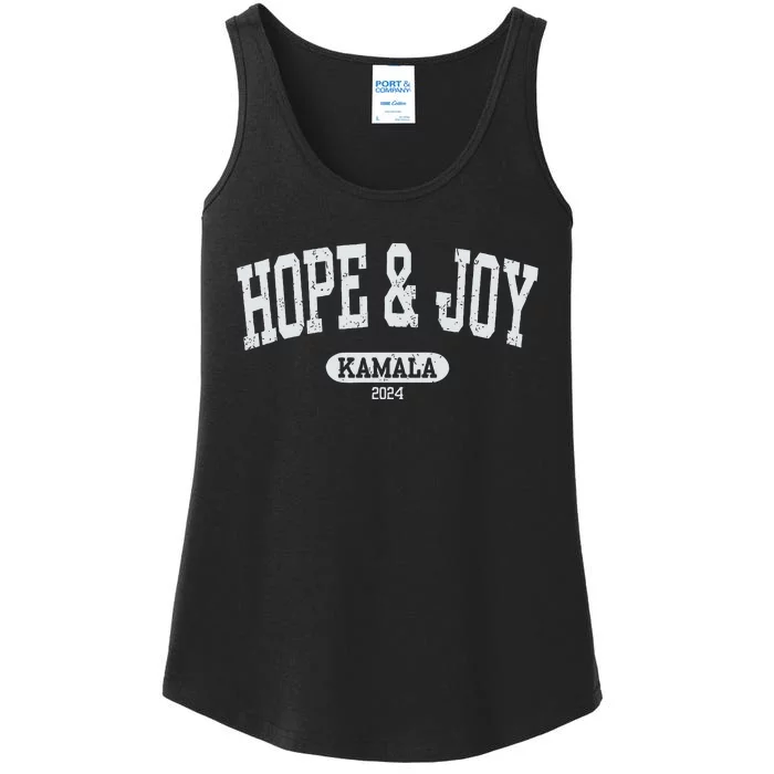 Kamala 2024 Hope & Joy Harris Walz 2024 Election Ladies Essential Tank