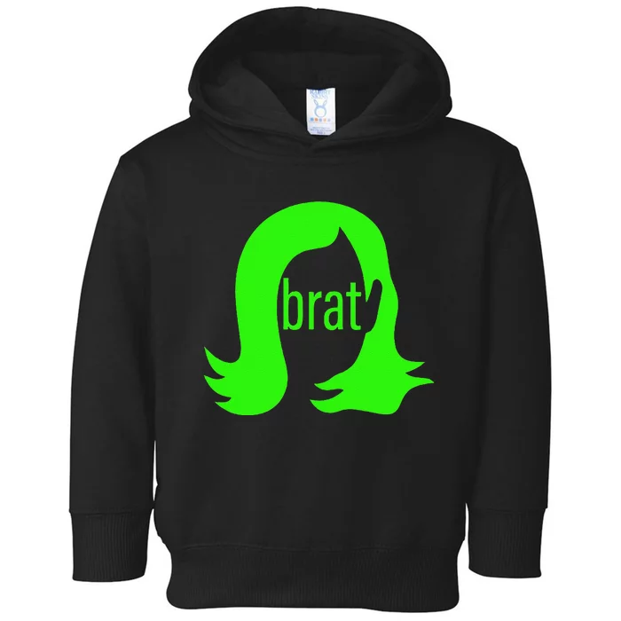 Kamala 2024 Kamala Is Brat Toddler Hoodie