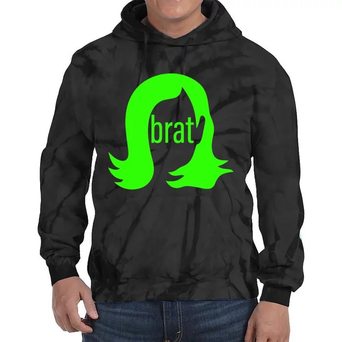 Kamala 2024 Kamala Is Brat Tie Dye Hoodie