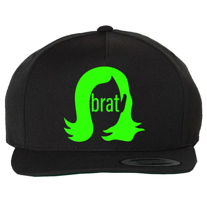 Kamala 2024 Kamala Is Brat Wool Snapback Cap