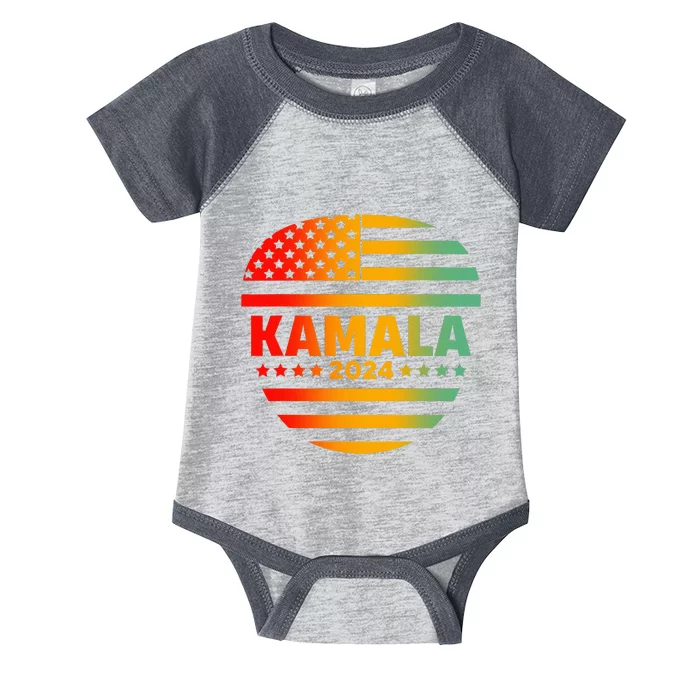 Kamala 2024 Kamala Harris 2024 For President Infant Baby Jersey Bodysuit