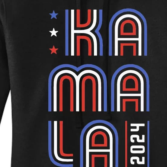 Kamala 2024 Kamala Harris For President Women's Pullover Hoodie