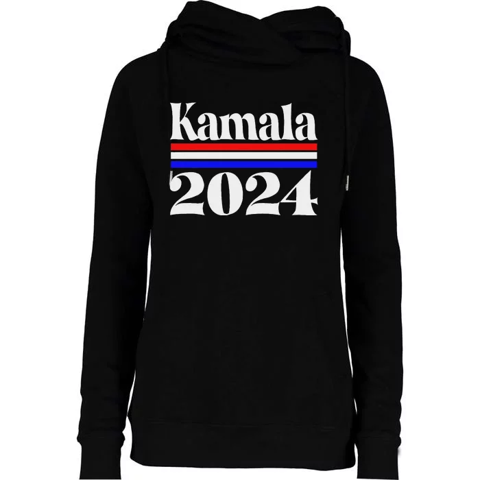 Kamala 2024 Womens Funnel Neck Pullover Hood