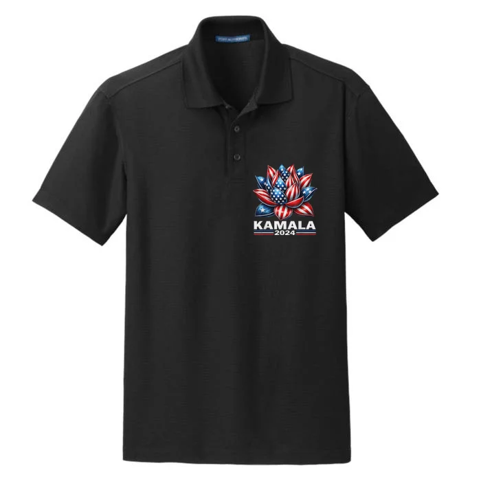 Kamala 2024 Lotus Kamala Harris Usa President Election 2024 Dry Zone Grid Performance Polo