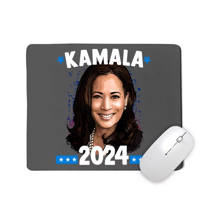 Kamala 2024 President Election Vote Blue Biden Mousepad