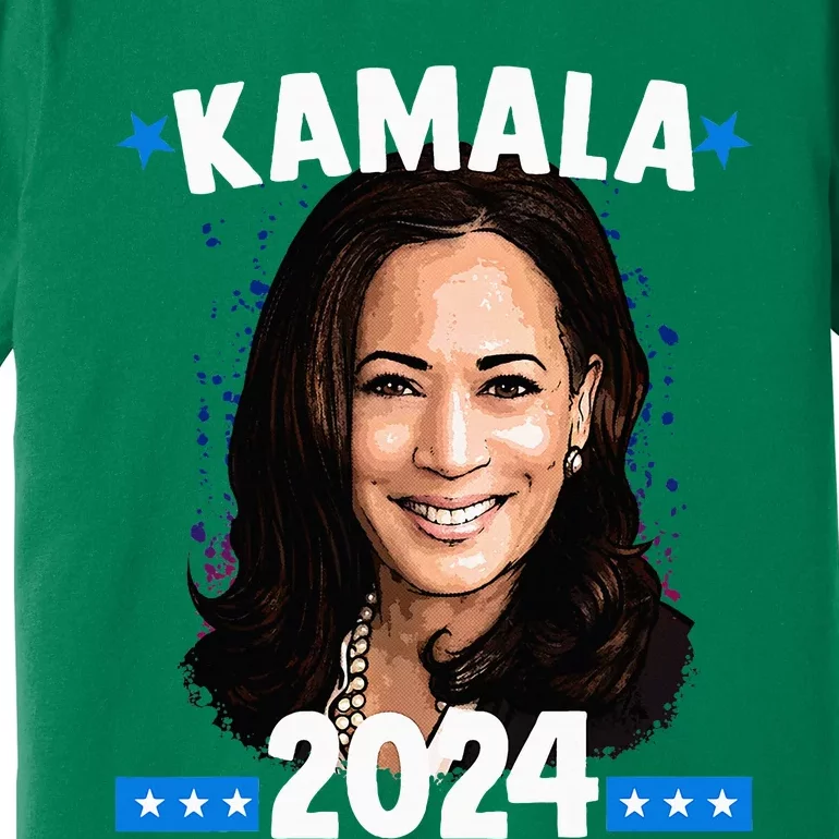 Kamala 2024 President Election Vote Blue Biden Premium T-Shirt