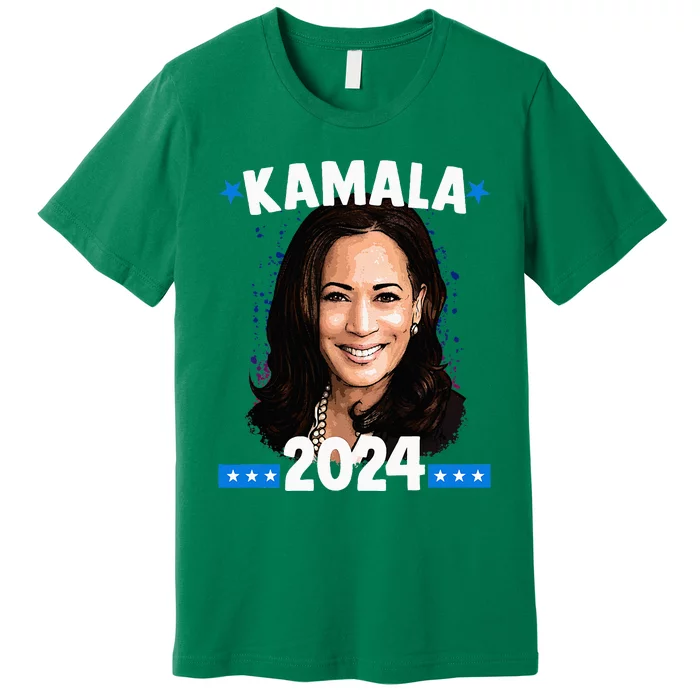 Kamala 2024 President Election Vote Blue Biden Premium T-Shirt