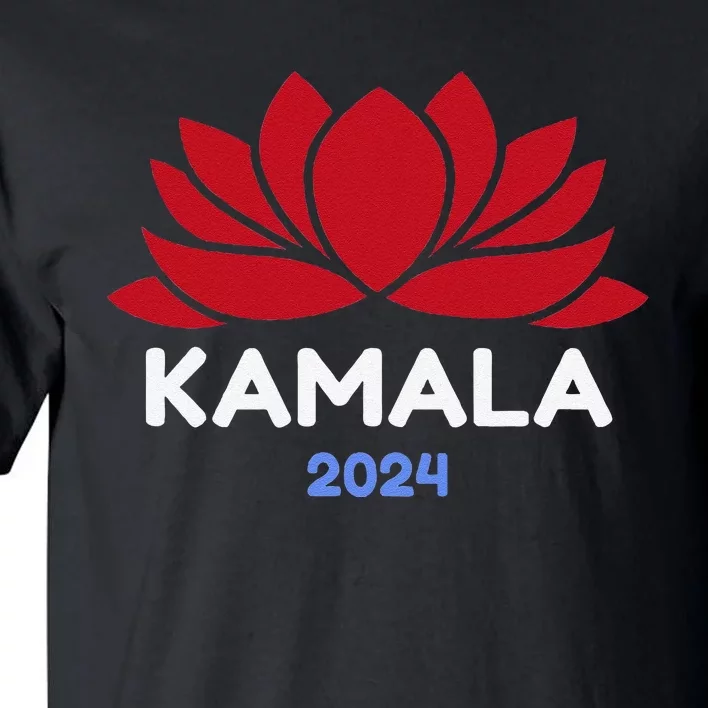 Kamala 2024 Presidential Election Sanskrit Lotus Design Tall T-Shirt